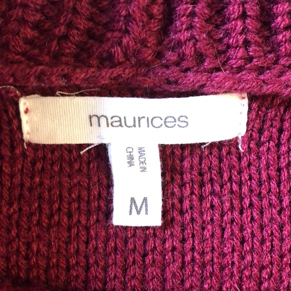 Maurice’s burgundy sweater - Picture 2 of 4